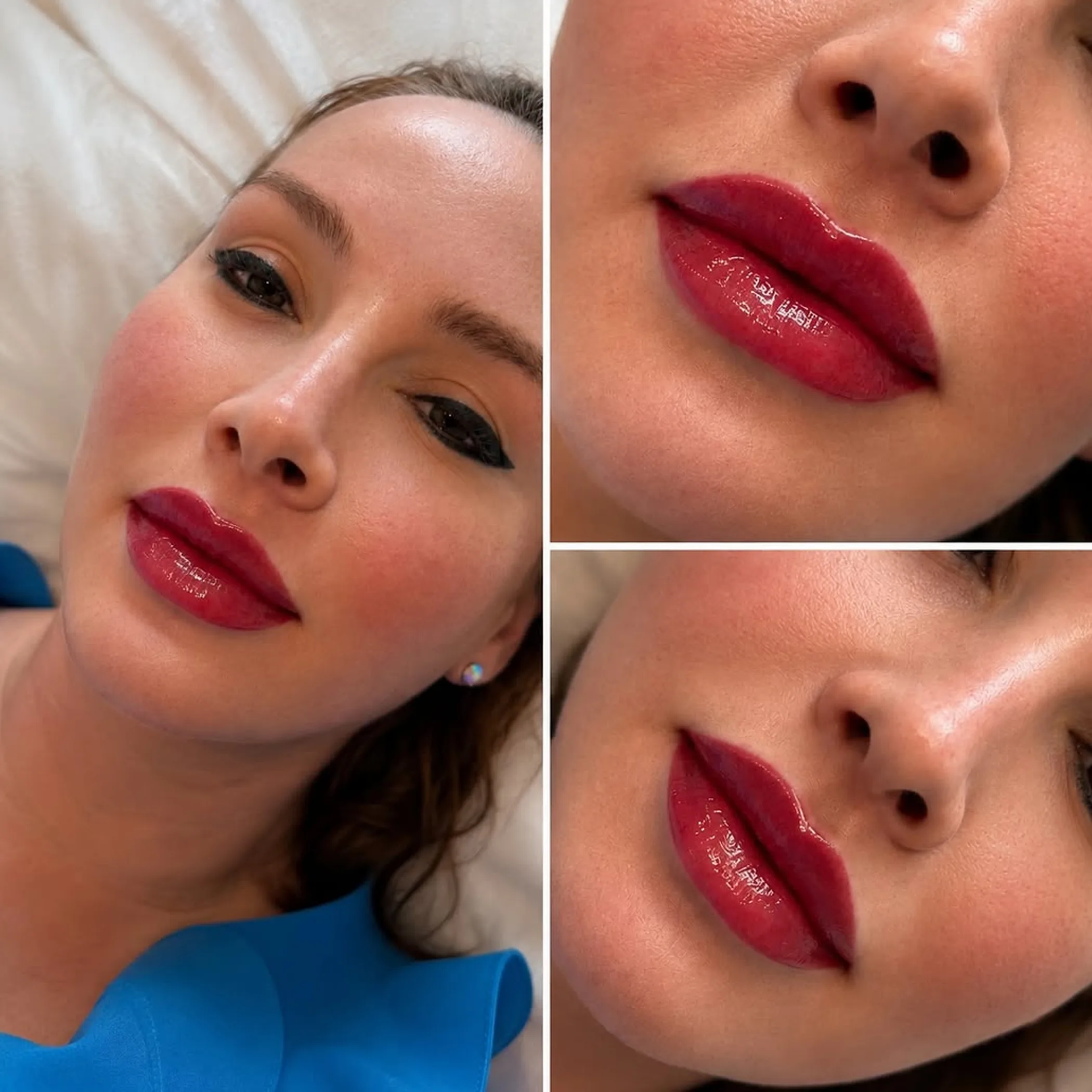 aussie girl with semi-permanent makeup
