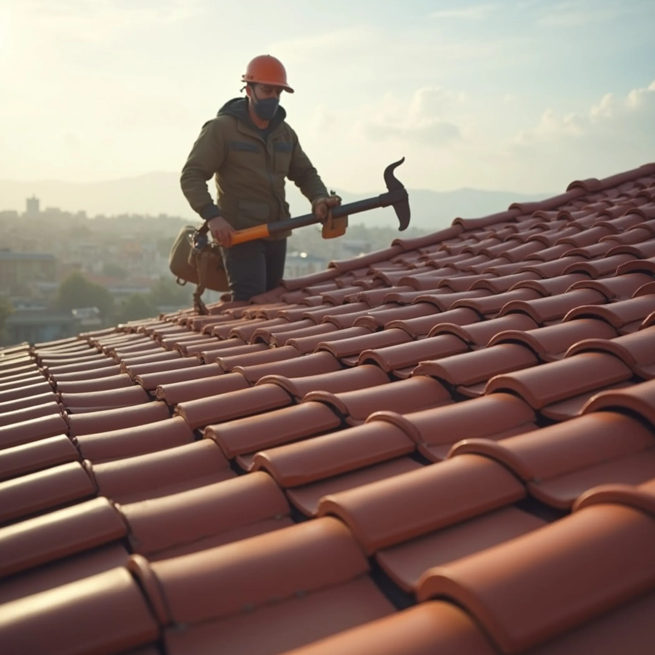 roof maintenance work